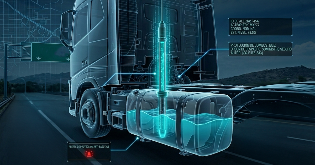 en sensores contra robo de combustible